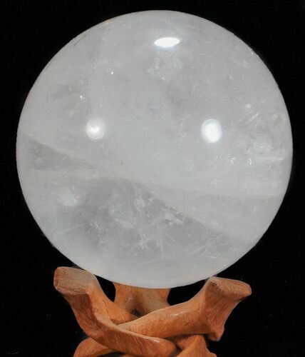 Polished Quartz Sphere - Madagascar #59480